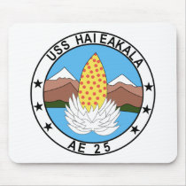 AE-25 USS Haleakala Ammunition Ship Military Patch Mouse Pads