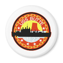 AE-27 USS Butte Ammunition Ship Military Patch Magnet