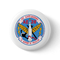 AE-28 USS Santa Barbara Ammunition Ship Military P Pins