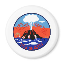 AE-33 USS Shasta Ammunition Ship Military Patch Magnet