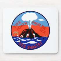 AE-33 USS Shasta Ammunition Ship Military Patch Mousepad