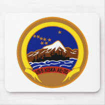 AE-35 USS Kiska Ammunition Ship Military Patch Mousepads