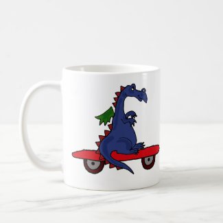 AE- Dragon on a Skateboard Mug mug