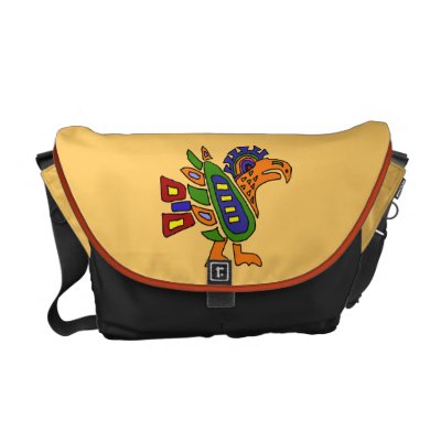 AE- Eagle  Art Rickshaw Messenger Bag by inspirationrocks