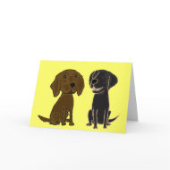 AE- Flatcoated Retriever Notecards card