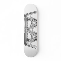 AeaeA Chrome Skate Board