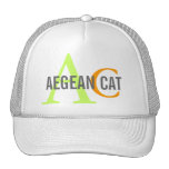 Aegean Cat Monogram Mesh Hats