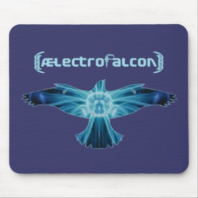 AElectrofalcon Logo Mousepads by laikafawkes
