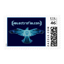AElectrofalcon Logo postage by laikafawkes AElectrofalcon Logo postage