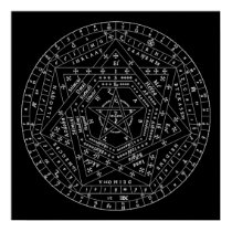 Aemaeth Sigil Poster posters by Abramellin Aemaeth Sigil Poster posters
