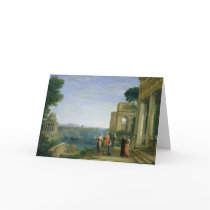 Aeneas and Dido in Carthage, 1675 Greeting Card