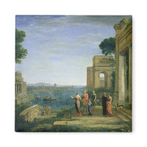 Aeneas and Dido in Carthage, 1675 Fridge Magnet