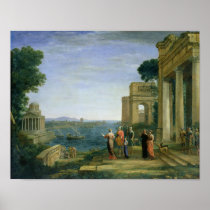 Aeneas and Dido in Carthage, 1675 Posters