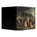 Aeneas prepares to lead the Trojans into exile binders