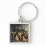 Aeneas prepares to lead the Trojans into exile Keychain