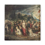 Aeneas prepares to lead the Trojans into exile Refrigerator Magnets