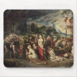 Aeneas prepares to lead the Trojans into exile Mousepad