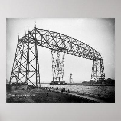 Aerial Bridge Duluth Minnesota Poster by vintage_world