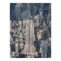 Aerial Closeup of Empire State Building posters