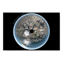 Aerial Fish-Eye Photo of Downtown Toronto Canada  posters