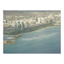 Aerial Honolulu posters