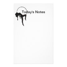 Aerial Hoop Lyra Notepad Customized Stationery
