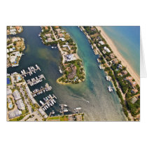 Aerial Landforms Greeting Card