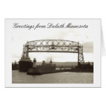 aerial lift bridge, duluth mn cards