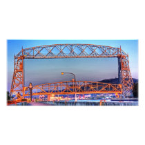 Aerial Lift Bridge from South Pier Photo Card
