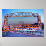 Aerial Lift Bridge from South Pier Poster