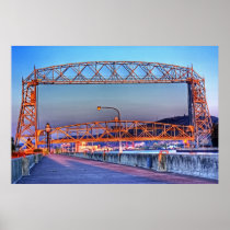 Aerial Lift Bridge from South Pier Print