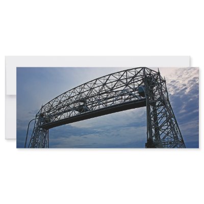 Aerial Lift Bridge in Action Rack Card by DuluthGifts