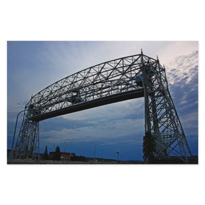 Aerial Lift Bridge in Action Stationery Paper by DuluthGifts
