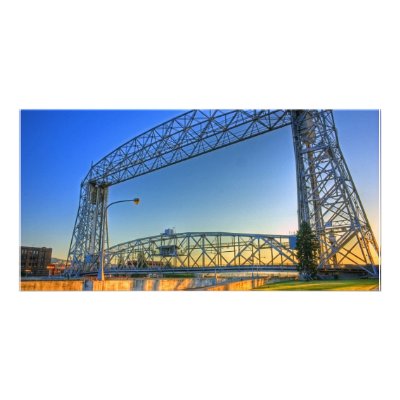 Aerial Lift Bridge Photo Cards by DuluthGifts