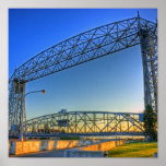 Aerial Lift Bridge Poster