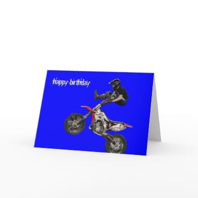 aerial moto-cross #6 cards by cardart