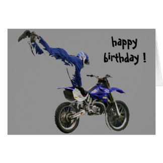 Motocross Birthday Cards | Zazzle
