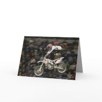 aerial moto-cross with crowd cards