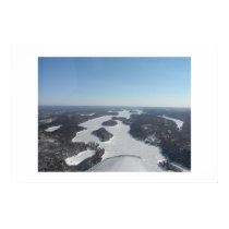 Aerial of Candlewood Lake posters
