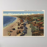 Aerial of Crystal Cove Posters