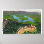 Aerial of Memorial Hwy, Castle, Summit House Poster
