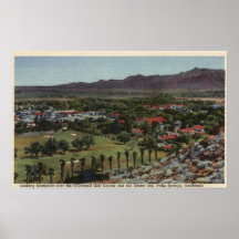 Aerial of O'Donnell Golf Course Poster