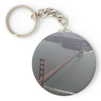 Aerial Photo of Golden Gate Bridge Keychain