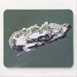 Aerial photograph of Alcatraz Mousepad
