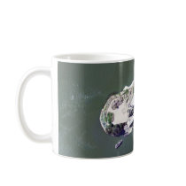 Aerial photograph of Alcatraz Coffee Mugs