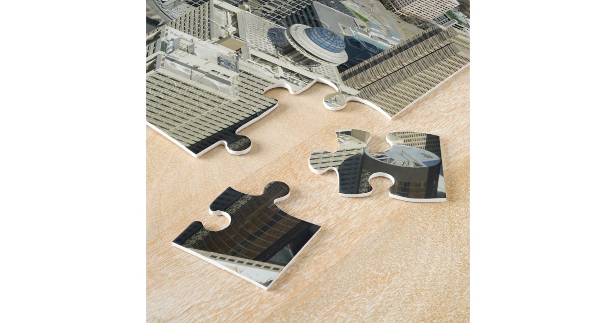 Aerial View of Atlanta, Jigsaw Puzzle Zazzle