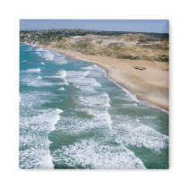 Aerial view of Black Sea coast of Istanbul, Magnets