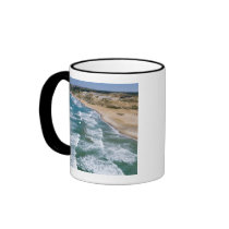 Aerial view of Black Sea coast of Istanbul, Coffee Mug