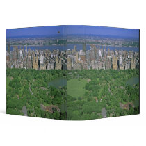 Aerial view of Central Park and the west side Vinyl Binders