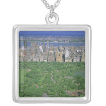 Aerial view of Central Park and the west side Necklace